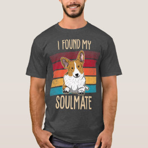 T-shirt Chien de Corgi gallois Vintage 1644