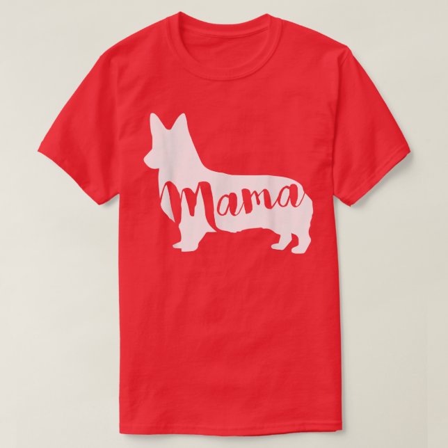 T-shirt Chien de Corgi MAMA (Design devant)