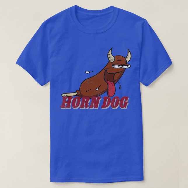T-shirt Chien de corne  (Design devant)
