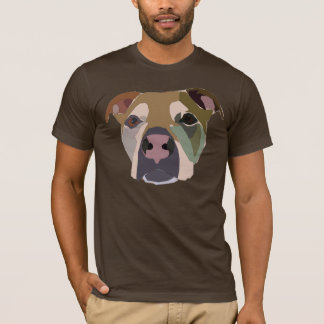 T-shirt chien de coupé-collé