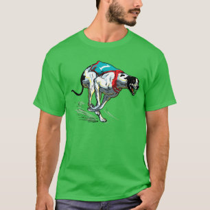 T-shirt chien de course greyhound