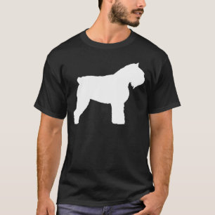T-shirt Chien de DES Flandres de Bouvier (dans le blanc)