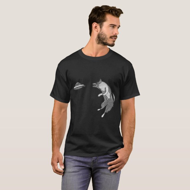 T-shirt Chien de disque de vol (Devant entier)
