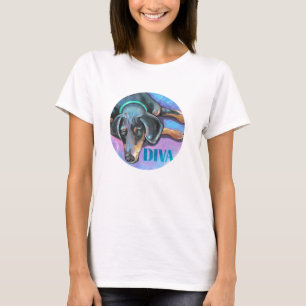 T-shirt Chien de diva