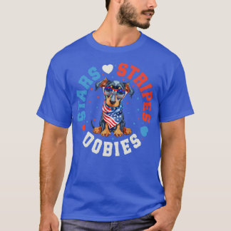 T-shirt Chien de dote patriotique