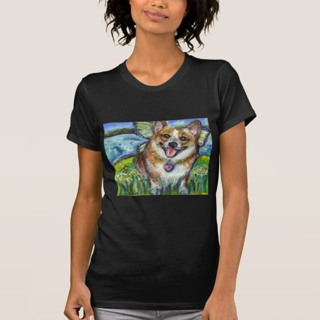 T-shirt Chien de fée de corgi de Gallois (Devant)