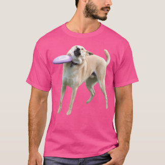 T-shirt Chien de Frisbee