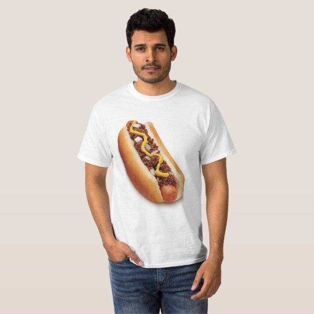 T-shirt Chien de fromage de piment ou chien de piment (Devant entier)