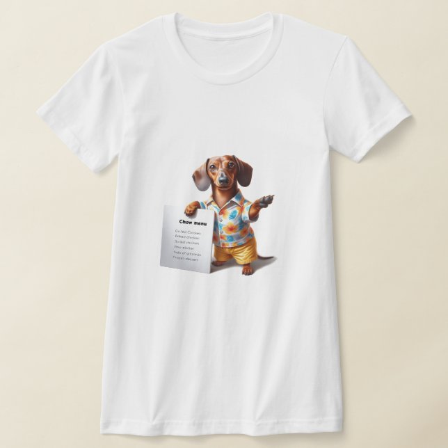 T-shirt Chien de Funny (Poser)