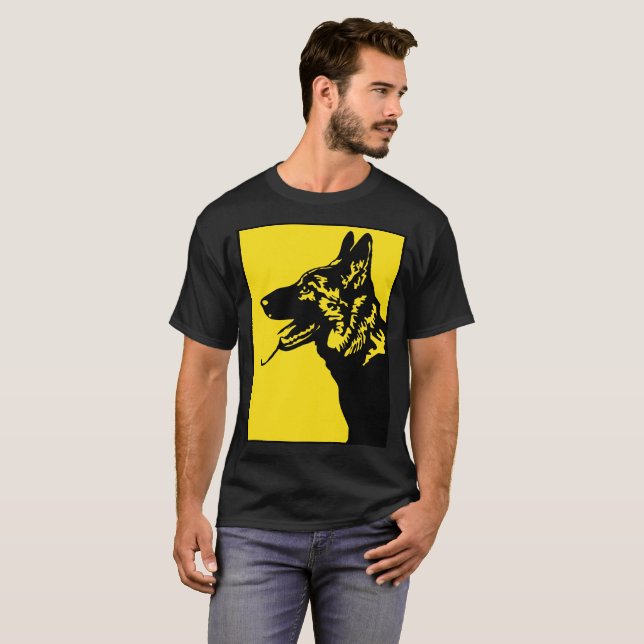 T-shirt chien de garde (Devant entier)