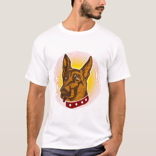 T-shirt Chien de garde Berger belge Malinois