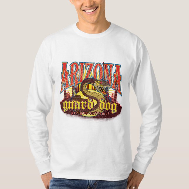 T-shirt Chien de garde d'Arizona Serpent (Devant)
