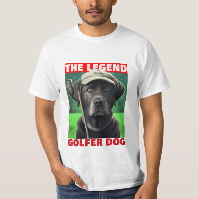 T-shirt Chien de golf (Devant)