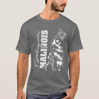 T-shirt Chien de la Belgique Malinois portrait chien sport