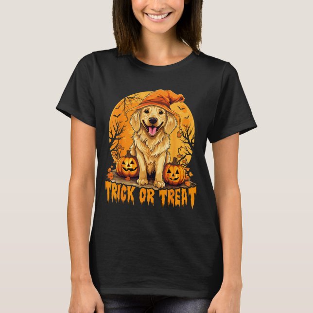 T-shirt Chien de la fête d'Halloween 2 (Devant)