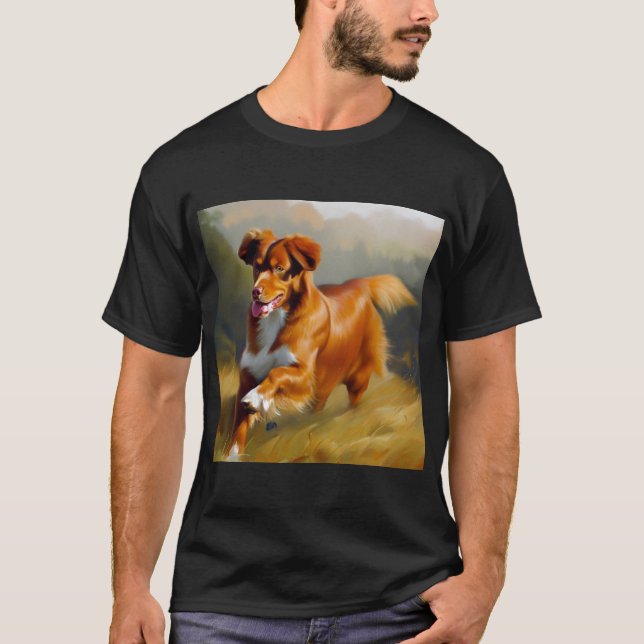 T-shirt Chien de la Nouvelle-Écosse (Devant)