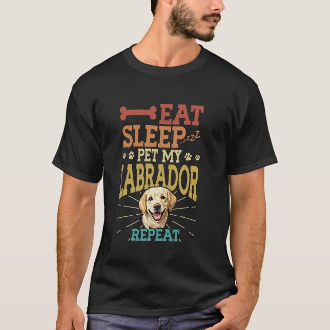 T-shirt Chien de labrador Retriever 1 (Devant)