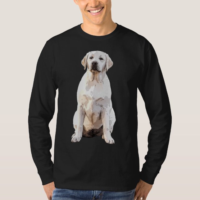 T-shirt Chien de Labrador Retriever Puppy (Devant)
