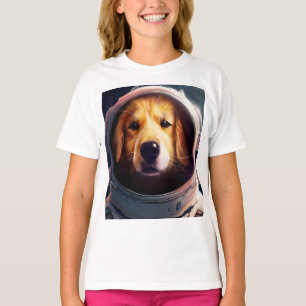 T-shirt Chien de l'espace pour enfants