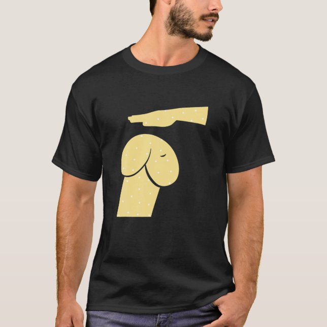 T-shirt Chien de l'esprit sale - Amusant Adulte Humour Hom (Devant)
