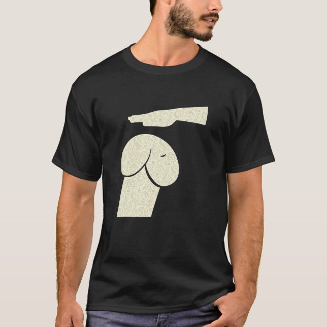 T-shirt Chien de l'esprit sale - Amusant Adulte Humour Hom (Devant)