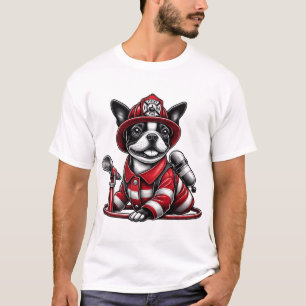 T-shirt Chien de l'incendie de Bostie
