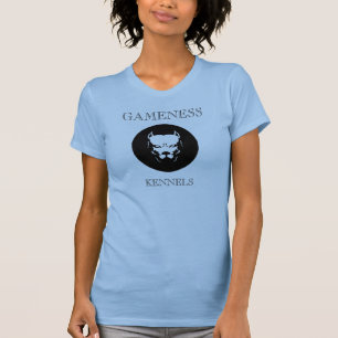 T-shirt Chien de logo de Pitbull, GAMENESS, ÉTABLISSEMENT