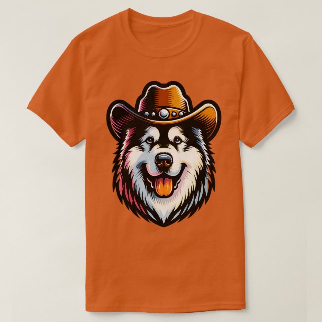 T-shirt Chien de l'ouest de l'Alaska malamute de malamut C (Design devant)