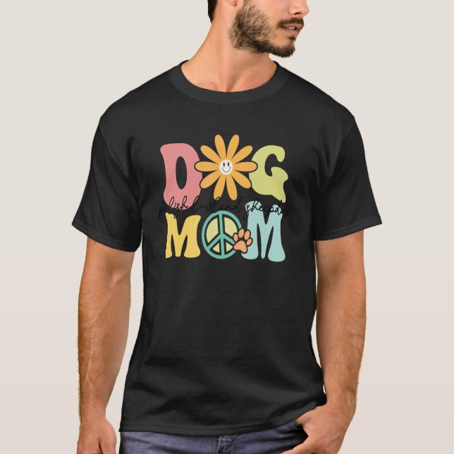 T-shirt Chien de Lowland polonais Chien Super Maman Femme  (Devant)
