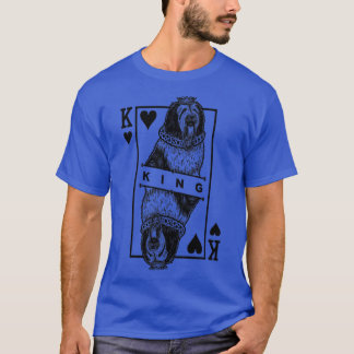 T-shirt Chien de Lowland polonais Roi des Coeurs Drôle PLS