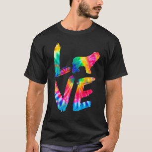 T-shirt Chien de Lowland polonais Tie Dye Log Chien Maman 