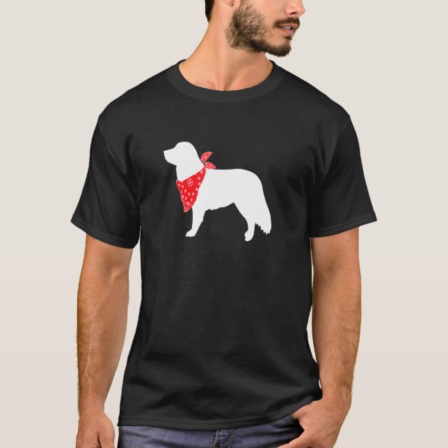 T-shirt Chien de l'unité de recherche de canard portant un (Devant)