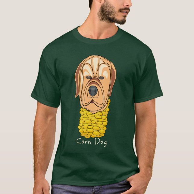 T-SHIRT CHIEN DE MAÏS (Devant)