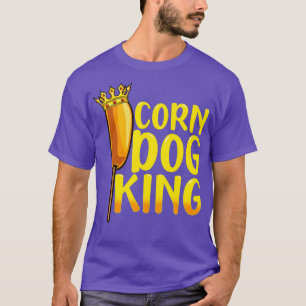 T-shirt Chien de maïs King Funny Corndog Hot Chien Sauciss