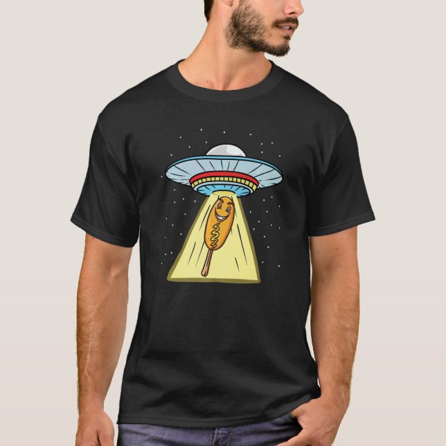 T-shirt Chien De Maïs Ufo (Devant)