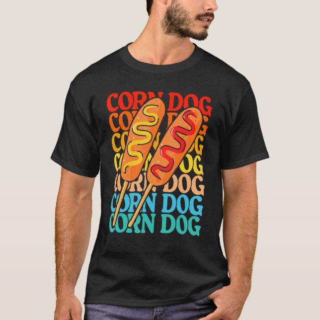 T-shirt Chien de maïs vintage (Devant)