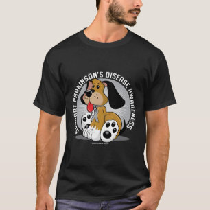 T-shirt Chien de :maladie de Parkinson