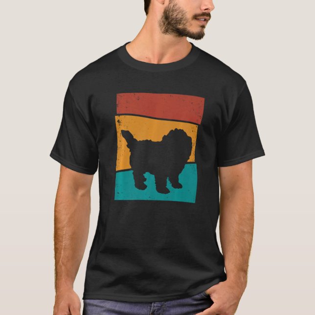 T-shirt Chien de Maltipoo rétro (Devant)