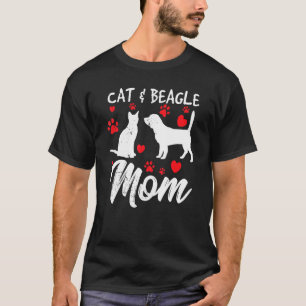 T-shirt Chien de maman de chat et de bichon Hound Chien ma