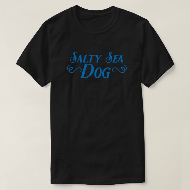 T-shirt Chien de mer salé (Design devant)