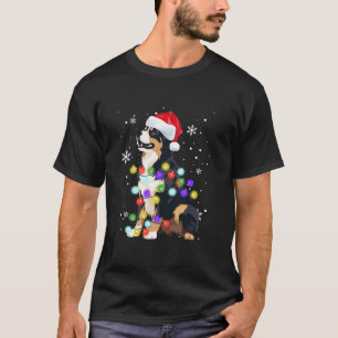 T-shirt Chien de Montagne Bernese Joyeux Dogmas Père Noël