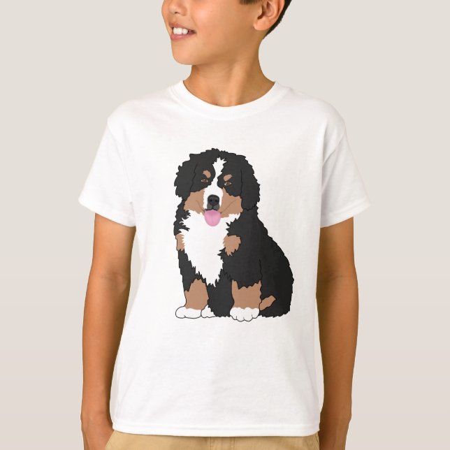 T-shirt chien de montagne bernois (Devant)