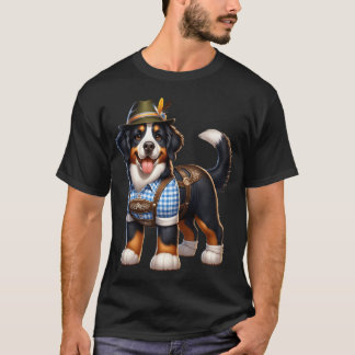 T-shirt Chien de montagne bernois Bavière amis famille