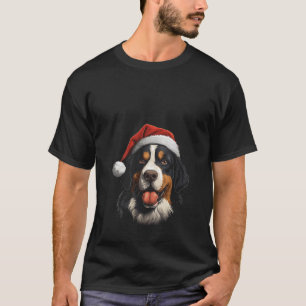 T-shirt Chien de montagne bernois chiens marche de Noël V 