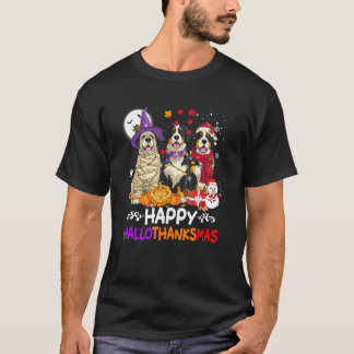 T-shirt Chien de montagne bernois Hallothanksmas Halloween