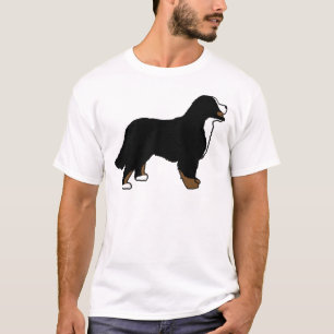 T-shirt Chien de montagne de Bernese Triclolor