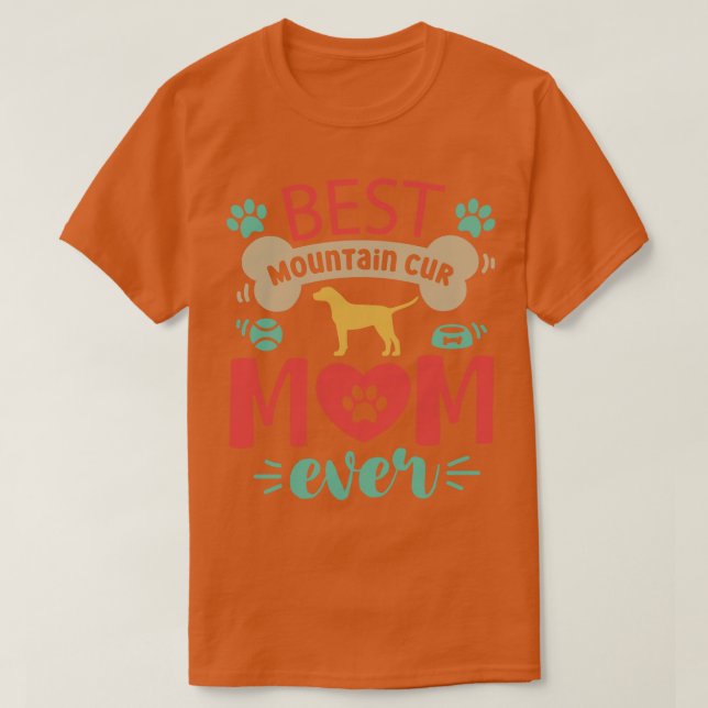 T-shirt Chien de Mountain Cur (Design devant)