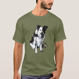 T-shirt Chien de moutons, border collie