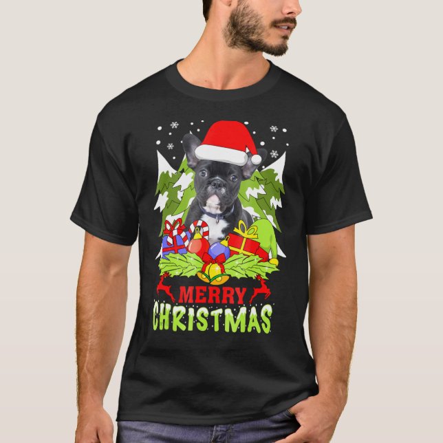 T-shirt Chien de Noël (Devant)