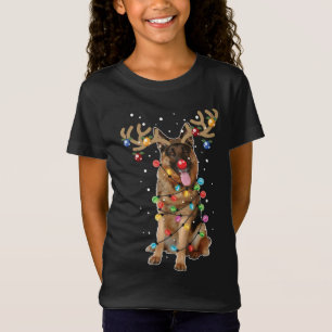 T-Shirt Chien de Noël, Berger allemand, Noël, Amoureux des